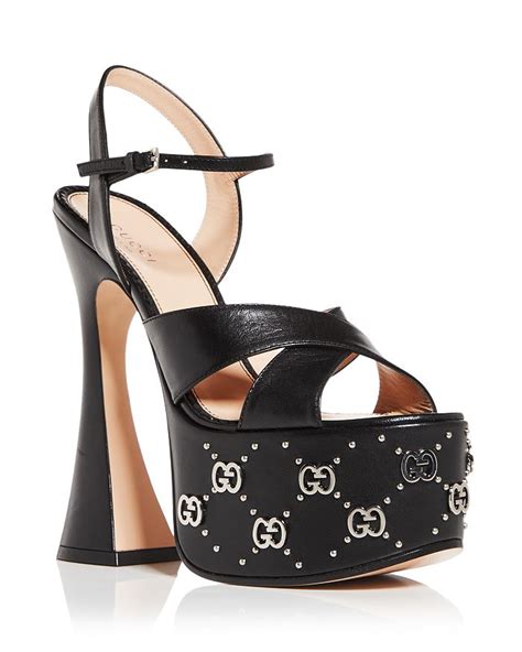 gucci women's platform|gucci high heels platform.